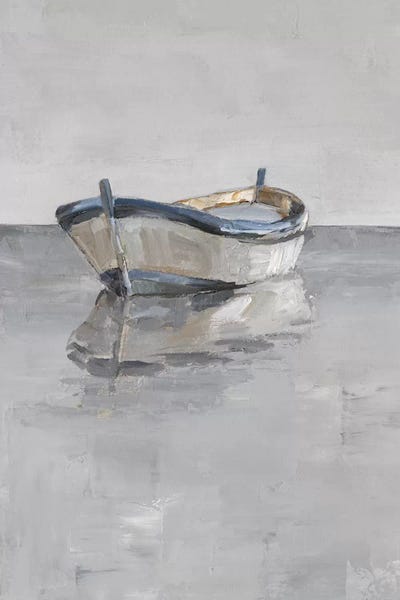 Large Art for Bathroom - Canvas Prints: Boat on the Horizon II by Ethan Harper