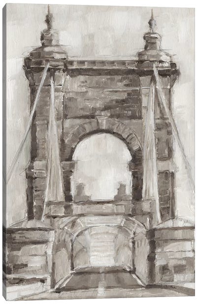 Bridge Crossing II Canvas Art Print - Ethan Harper