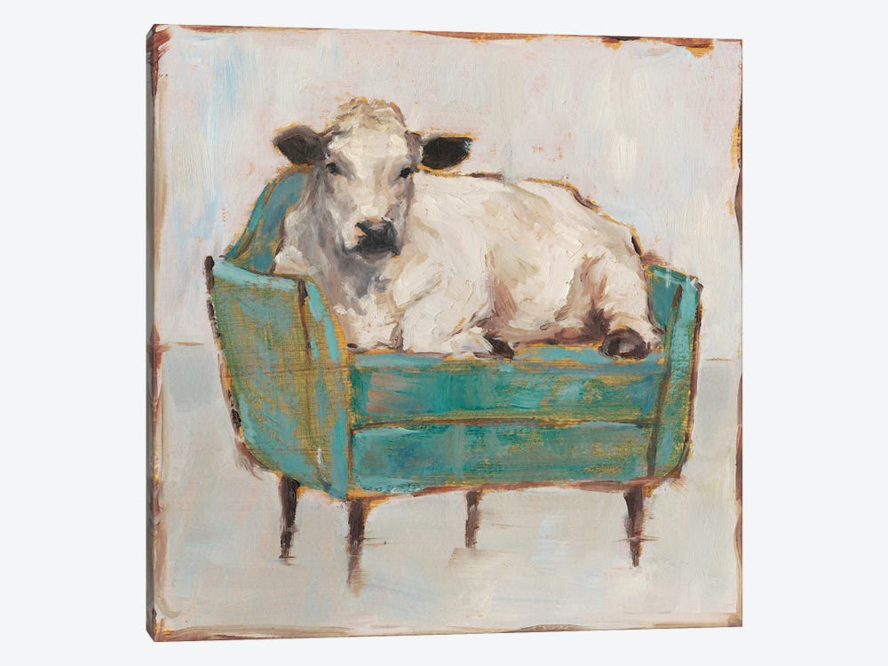 Moo-ving In I by Ethan Harper 1-piece Canvas Art