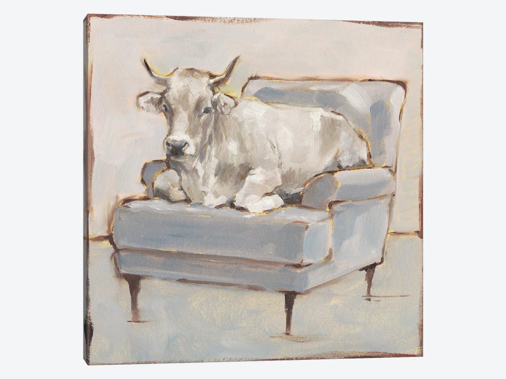 Moo-ving In III by Ethan Harper 1-piece Canvas Artwork