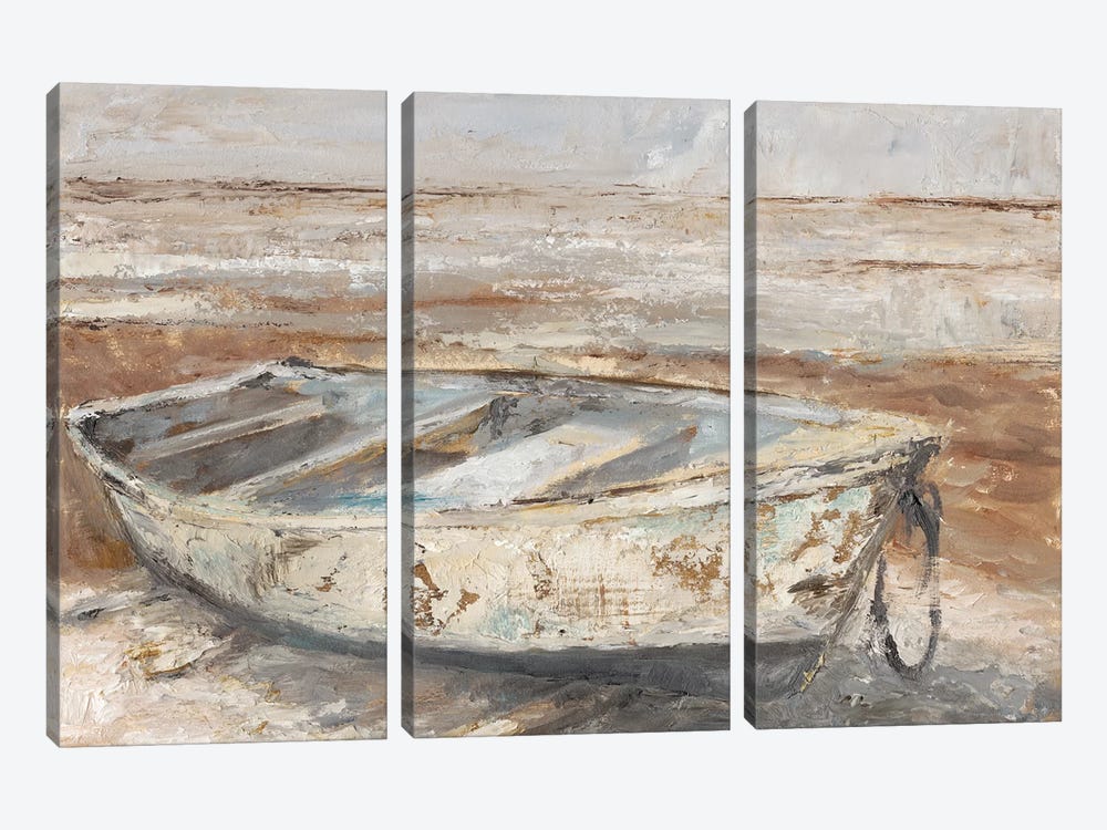 Weathered Rowboat I by Ethan Harper 3-piece Canvas Wall Art