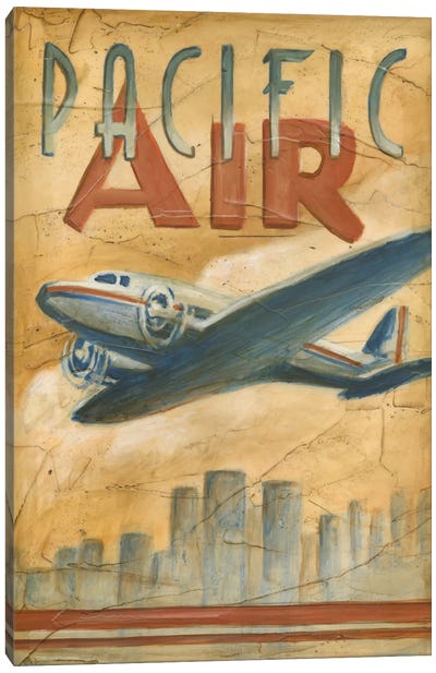 Pacific Air Canvas Art Print - Travel Posters