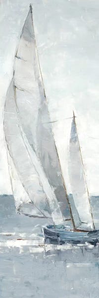 Rowboats: Grey Seas I by Ethan Harper