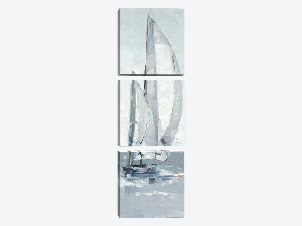 Grey Seas II by Ethan Harper 3-piece Canvas Wall Art