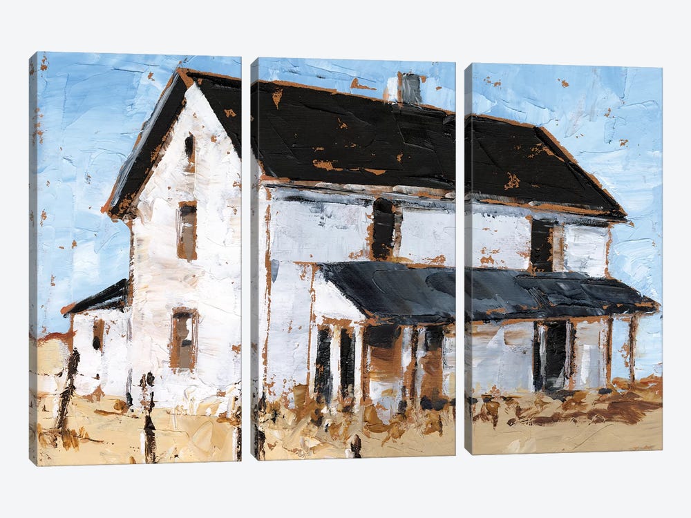 Abandoned Farmhouse I by Ethan Harper 3-piece Art Print