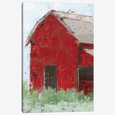 Big Red Barn II Canvas Print #EHA694} by Ethan Harper Canvas Artwork