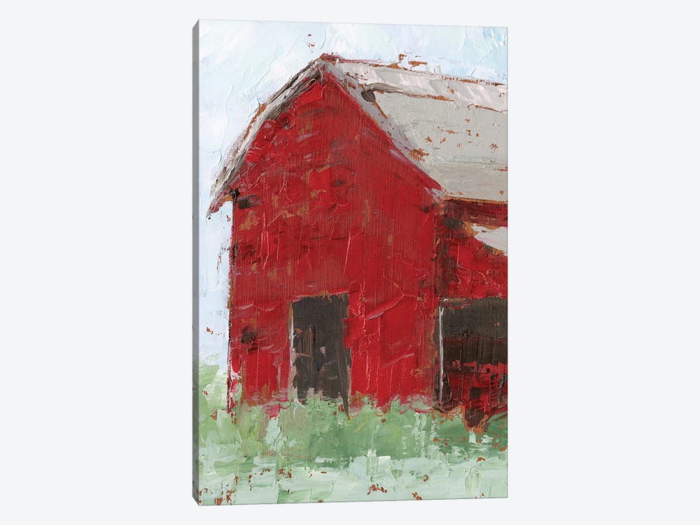 Big Red Barn II by Ethan Harper 1-piece Canvas Art