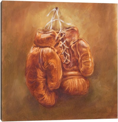 Rustic Sports I Canvas Art Print - Boxing Art