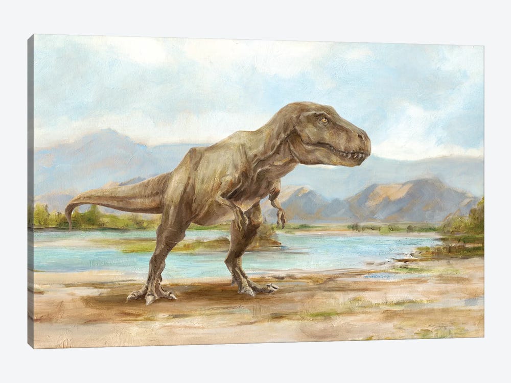 Dinosaur Illustration III by Ethan Harper 1-piece Canvas Print
