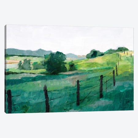 Fence Line I Canvas Print #EHA715} by Ethan Harper Art Print