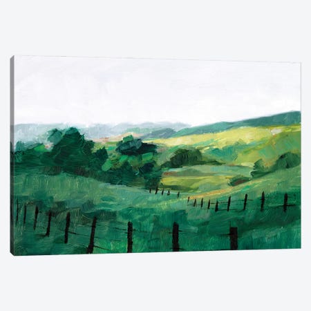 Fence Line II Canvas Print #EHA716} by Ethan Harper Canvas Print