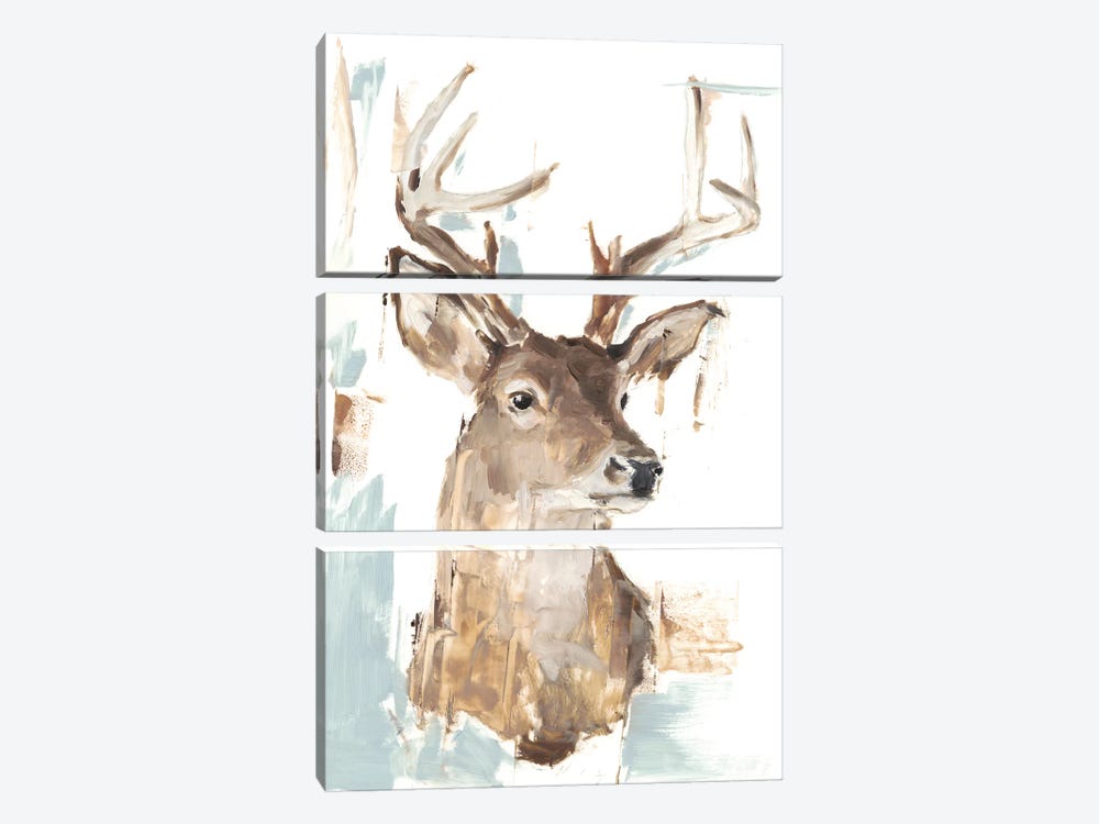 Modern Deer Mount I by Ethan Harper 3-piece Art Print