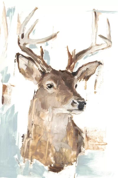 Deer: Modern Deer Mount I by Ethan Harper