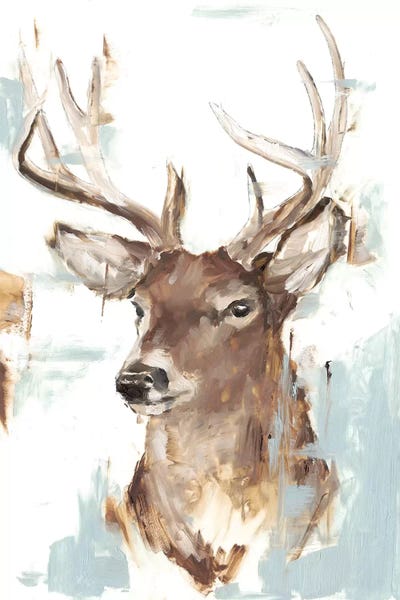 Deer: Modern Deer Mount II by Ethan Harper