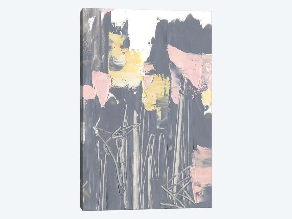 Pink & Yellow Flowers I by Ethan Harper 1-piece Canvas Print