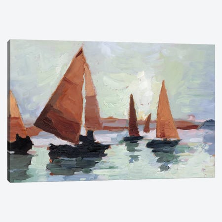 Sunset Harbor I Canvas Print #EHA741} by Ethan Harper Canvas Print