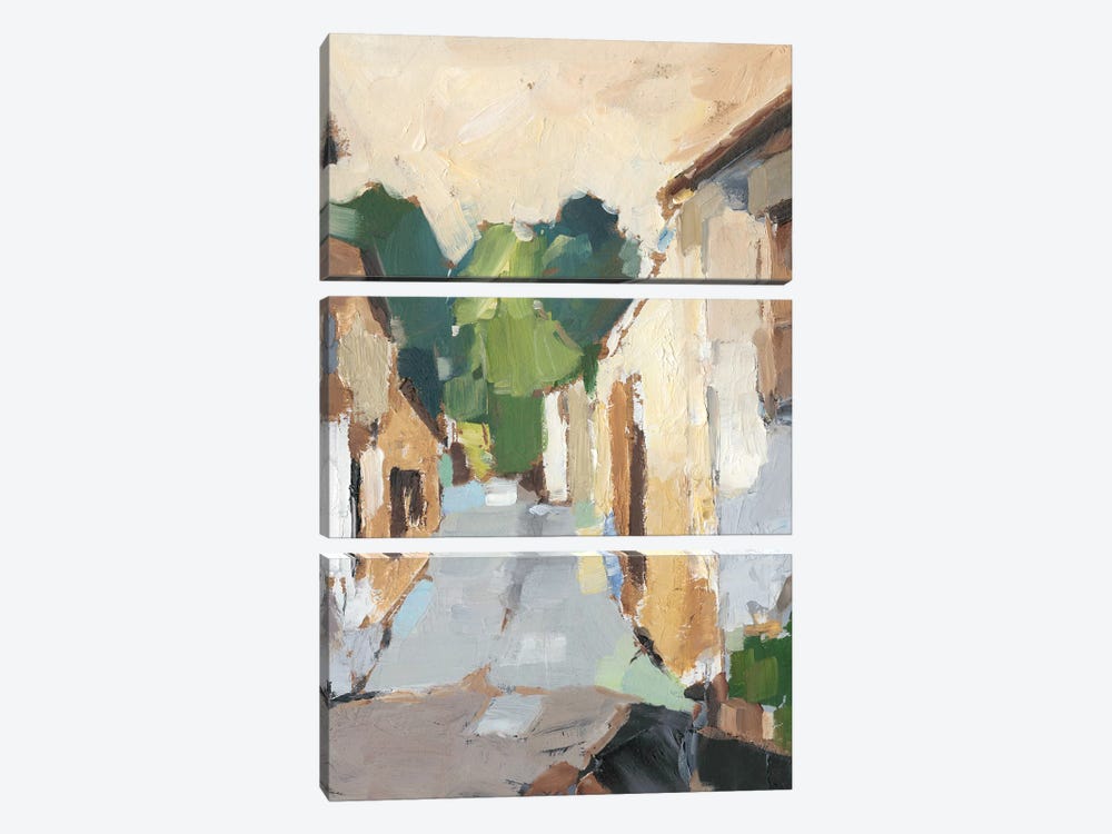 Village Streets I by Ethan Harper 3-piece Canvas Art Print