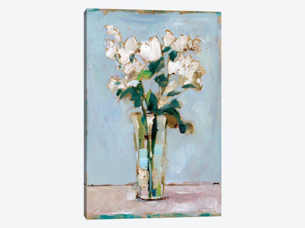 White Floral Arrangement I by Ethan Harper 1-piece Canvas Art