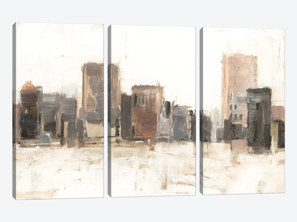 City Vista I by Ethan Harper 3-piece Canvas Art Print