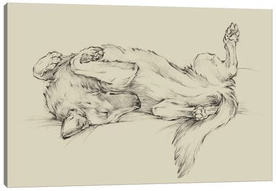 Dog Tired I Canvas Art Print - Ethan Harper