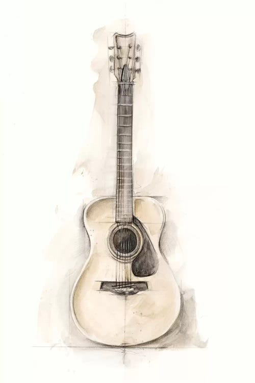 Ethan’s Guitar I by Ethan Harper wall art