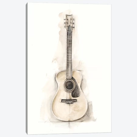 Ethan’s Guitar I Canvas Print #EHA833} by Ethan Harper Art Print
