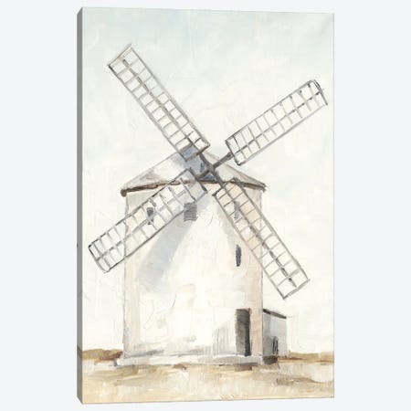 European Windmill I Canvas Print #EHA835} by Ethan Harper Canvas Art