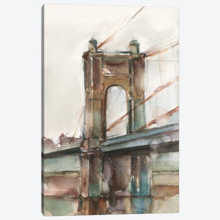 Bridge at Sunset I Canvas Print #EHA852} by Ethan Harper Art Print