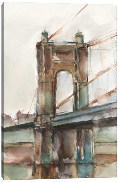 Bridge at Sunset I Canvas Art Print - Ethan Harper