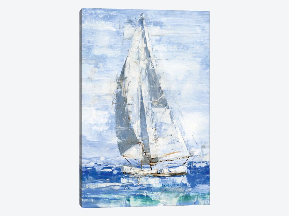 Blue Sails I by Ethan Harper 1-piece Canvas Print