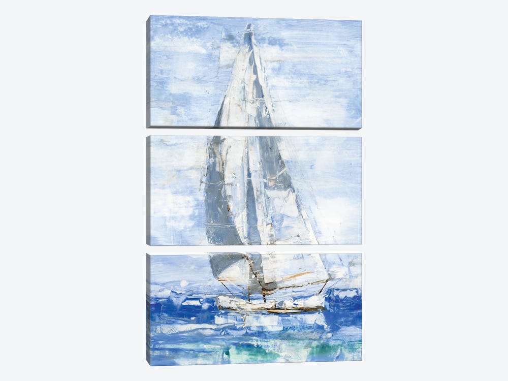 Blue Sails I by Ethan Harper 3-piece Art Print