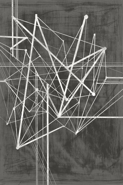 Large Black & White Art - Canvas Prints: Vertices I by Ethan Harper