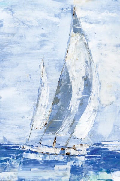 Blue Sails II by Ethan Harper multi panel art