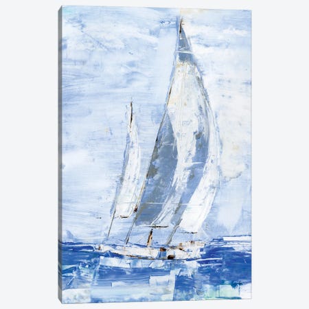 Blue Sails II Canvas Print #EHA870} by Ethan Harper Canvas Art Print