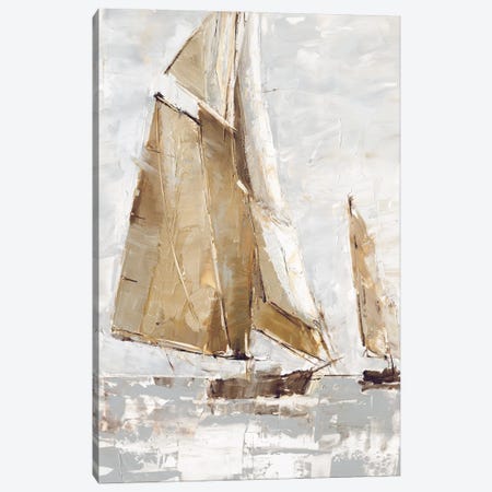 Golden Sails I Canvas Print #EHA883} by Ethan Harper Canvas Artwork