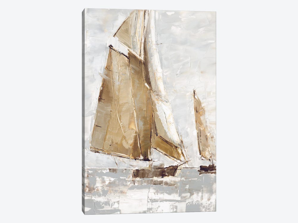 Golden Sails I by Ethan Harper 1-piece Canvas Art Print
