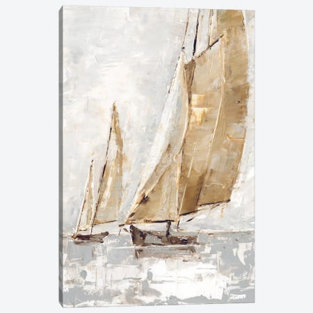 Golden Sails II Canvas Print #EHA884} by Ethan Harper Canvas Art Print