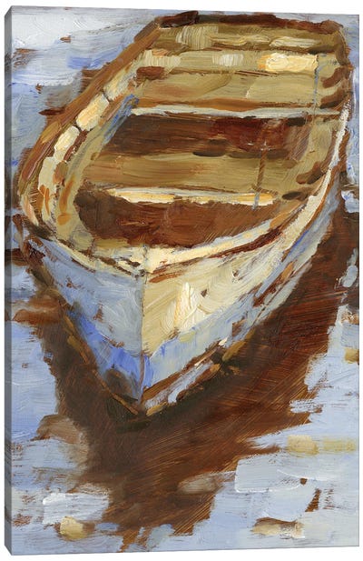Warm Light II Canvas Art Print - Rowboat Art