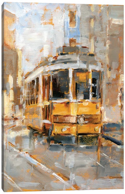 Day Trolley II Canvas Art Print - Train Art