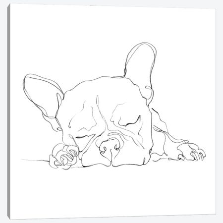 French Bulldog Contour I Canvas Print #EHA933} by Ethan Harper Canvas Wall Art