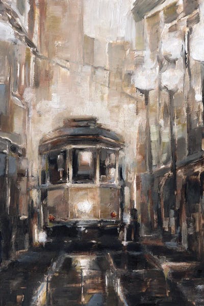 Trains: Night Trolley II by Ethan Harper