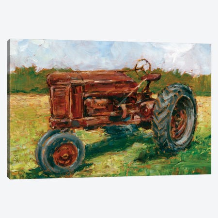 Rustic Tractors II Canvas Print #EHA948} by Ethan Harper Art Print