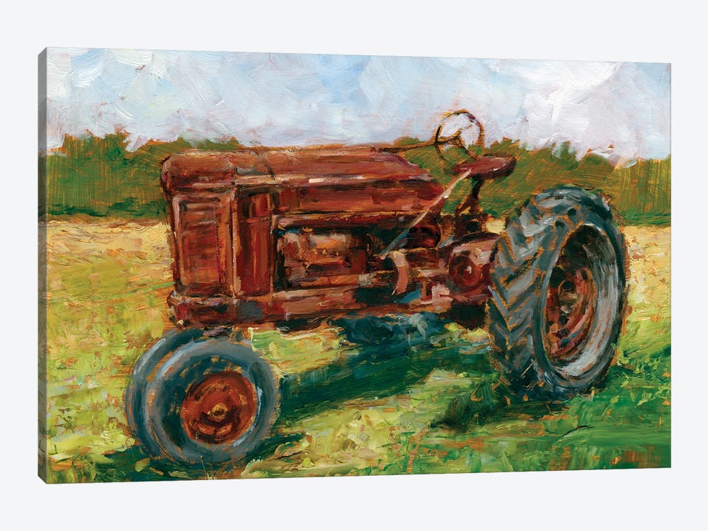 Rustic Tractors II by Ethan Harper 1-piece Canvas Art Print