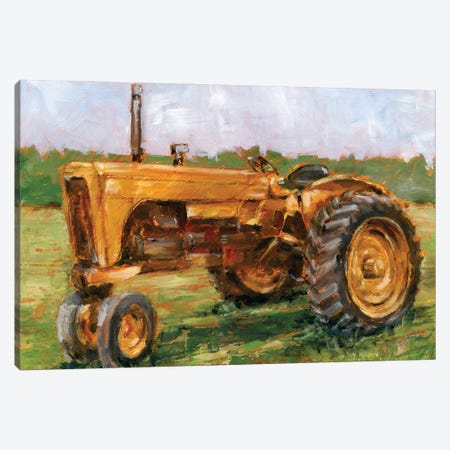 Rustic Tractors IV Canvas Print #EHA950} by Ethan Harper Canvas Artwork