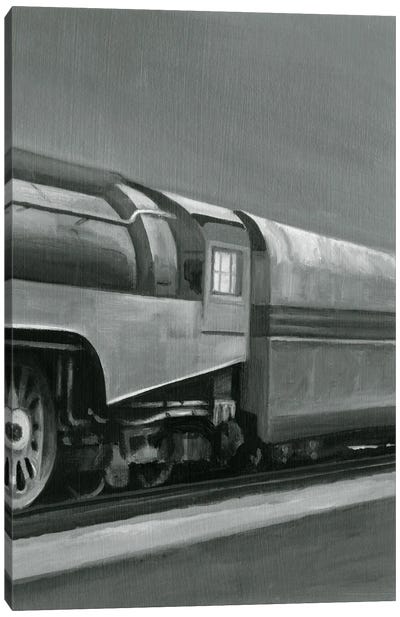 Vintage Locomotive III Canvas Art Print