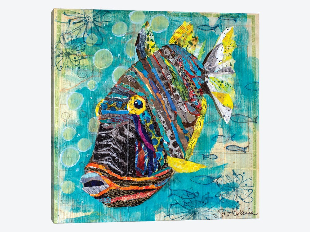 Reef Fish by Elizabeth St. Hilaire 1-piece Canvas Wall Art