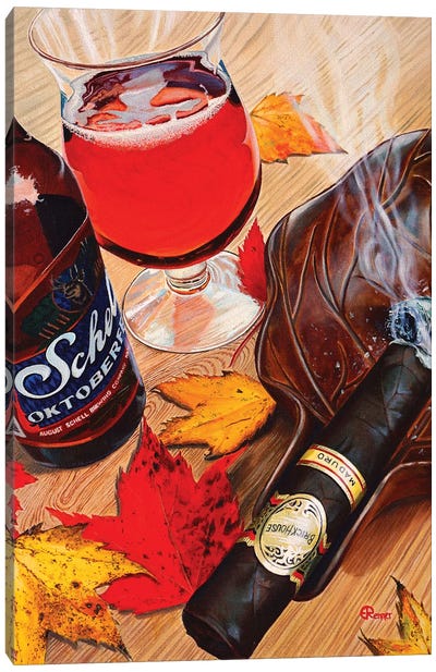 Octoberfest Canvas Art Print - Beer Art