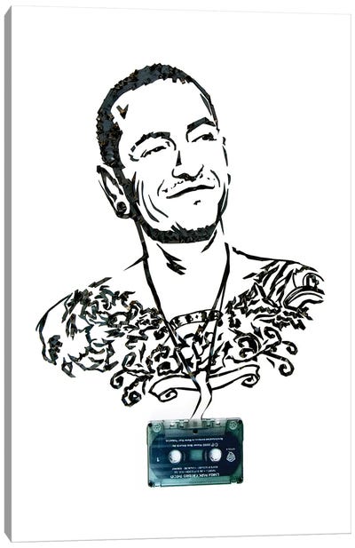 Chester Bennington Linkin Park Canvas Art Print - Erika Iris