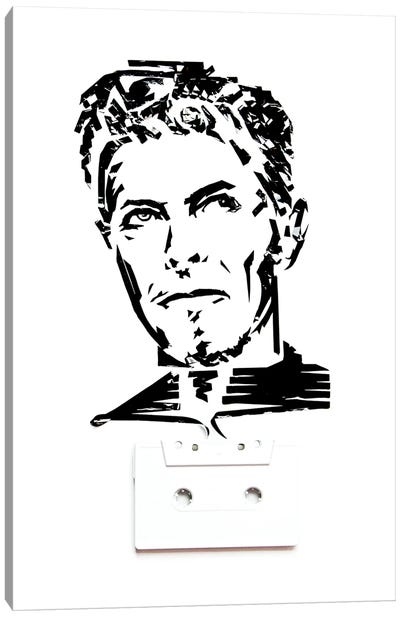 David Bowie Canvas Art Print - Cassette Tapes