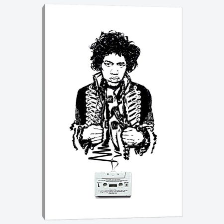 Jimi Hendrix II Canvas Print #EIK21} by Erika Iris Canvas Wall Art